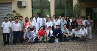 Course Participants, right Mr. Thanh Director of VIETCOT